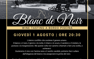 01/08 | Blanc de Noir, wine tasting a bordo piscina